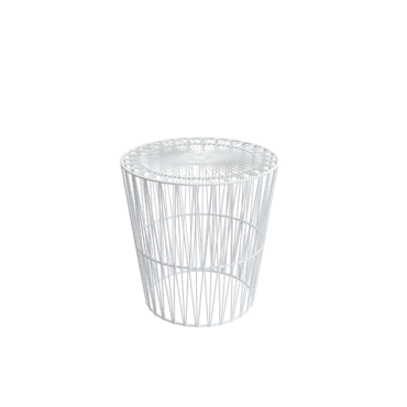 Arrow Table Small White