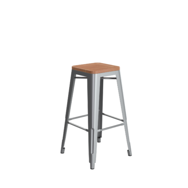 Bolero Stool - Galvanised