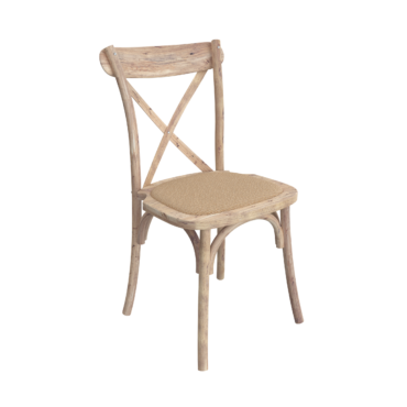 Cross Back Chair - Charmy Oak