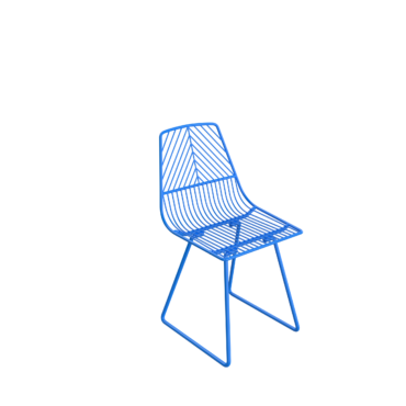Kids Arrow Chair - Blue