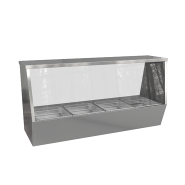 Four Tray Bain Marie Rectangle